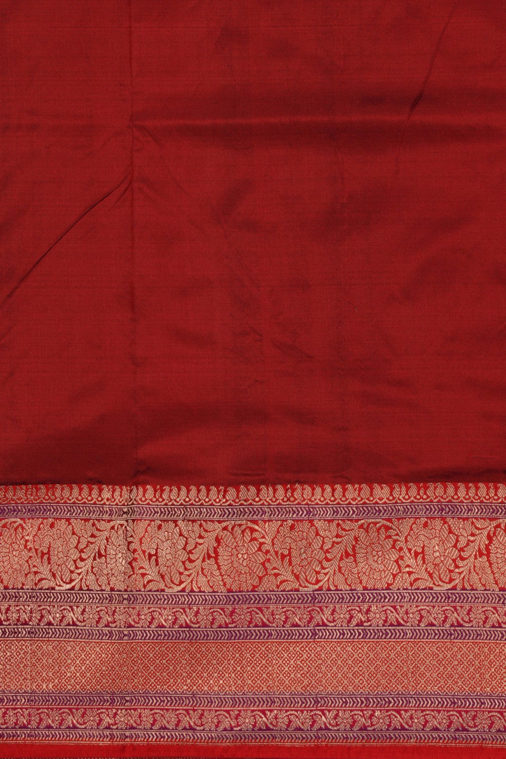Image of Banarasi Silk Violet Saree